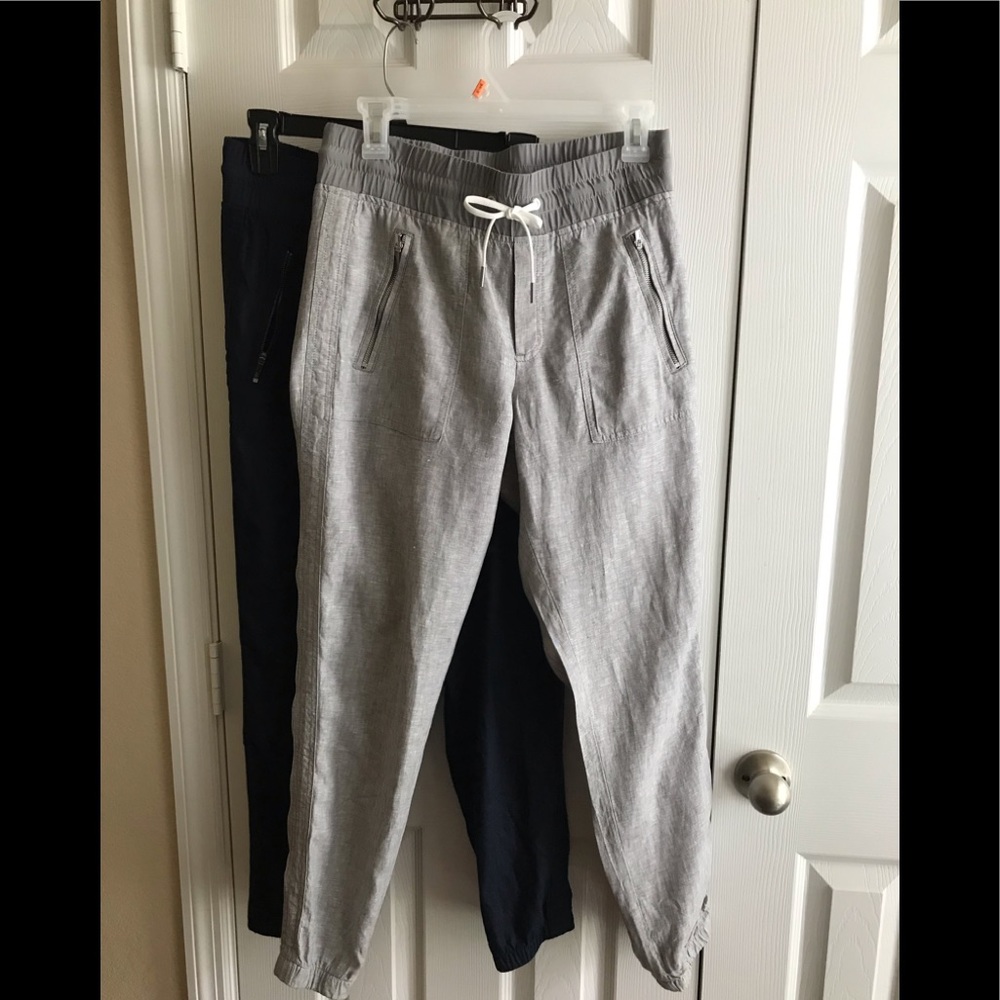 Two Pair Linen Joggers